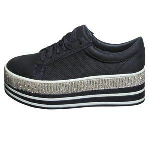 Hidden Heel Platform Wedge Casual Fashion Sneakers